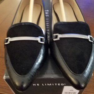 THE LIMITED Black Qalita Flats  SZ 6.5 NWBX